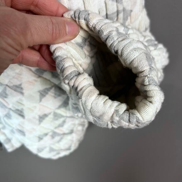 IRO jacket Medium EU 38 bomber quilted lightweight spring white gray cotton NWT - Picture 14 of 16